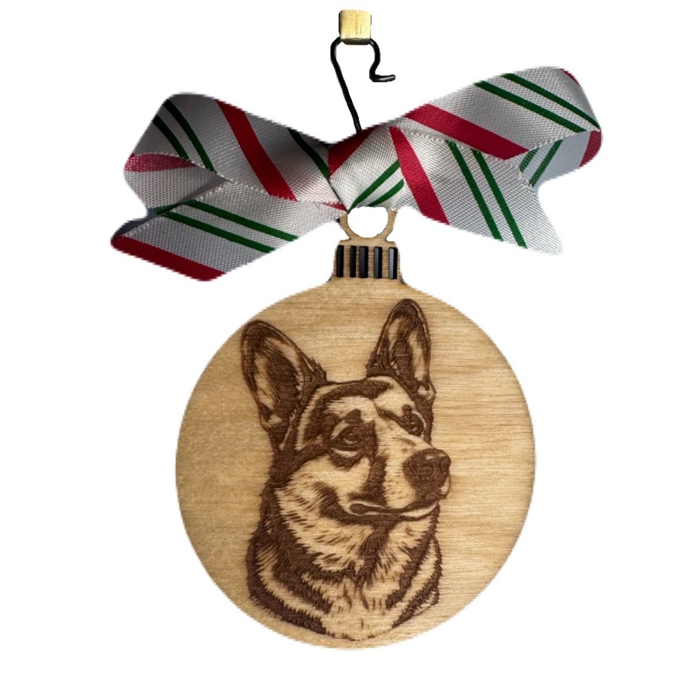 Corgi Holiday Ornament - Picture 1 of 2